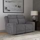 Flexsteel® Ridge Granite Power Reclining Loveseat with Power Headrest-3