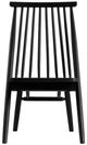 Intercon Arcadia Black Rake Back Windsor Chair-2