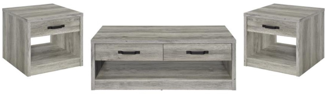 ACME Furniture DRIFTWOOD　LOWTABLE Acme Furniture Leventis Weathered Oak Dining Table 74655