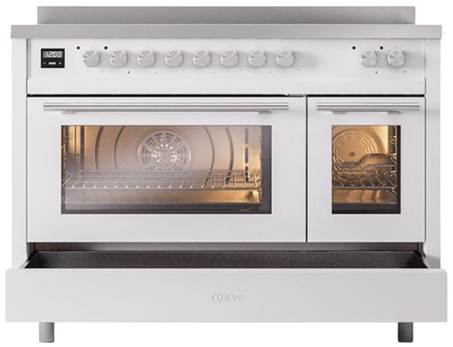 Ilve® Professional Plus II 48" Stainless Steel Pro Style Induction Range-3