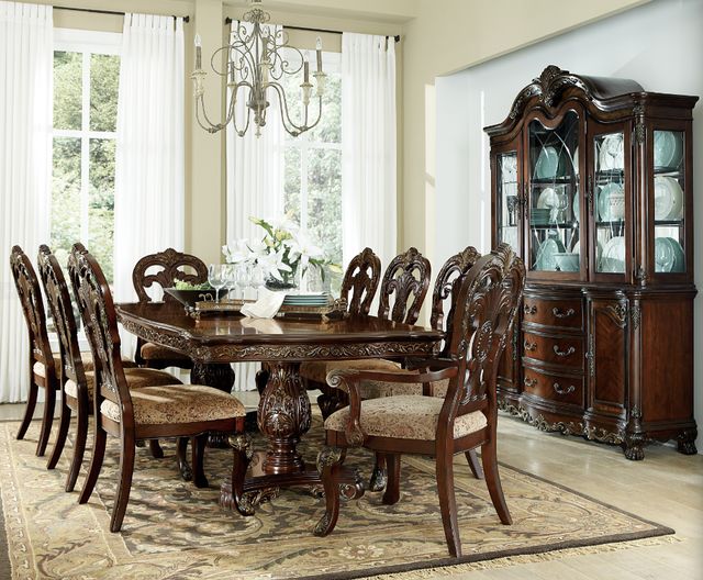 Homelegance® Deryn Park Cherry Buffet and Hutch-1