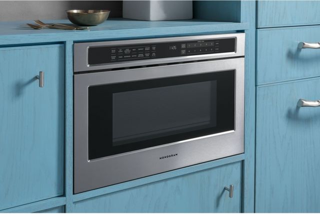 Monogram® 1.2 Cu. Ft. Stainless Steel Microwave Drawer-2