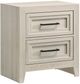 Crown Mark Lorraine White Nightstand-0