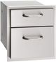 American Outdoor Grill Stainless Steel Double Drawer-0