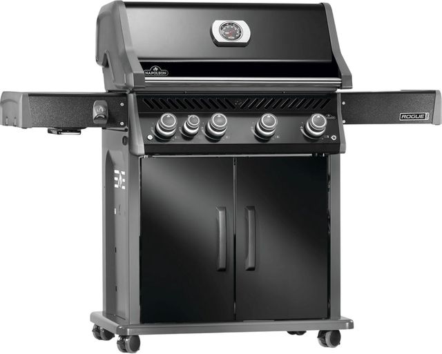 Napoleon Rogue® PRO 525 5-Burner Black Freestanding Liquid Propane Grill-3