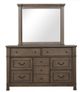 Furniture of America® Huddersfield 4-Piece Dark Walnut Queen Bedroom Set-5