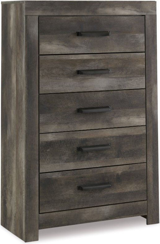 Signature Design by Ashley® Wynnlow 4-Piece Gray Queen Panel Bed Set-4
