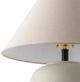 Surya Bastille Glazed White Table Lamp-1
