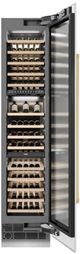 ZLINE Autograph Edition 18" 9.0 Cu. Ft. Triple Zone 68 Bottle Right Hinge Column Wine Cooler in White Matte with Polished Gold Accents-4