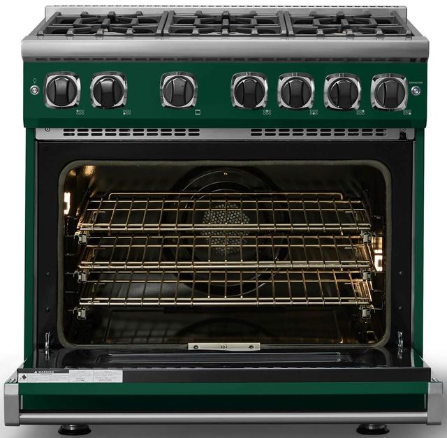 Viking® 7 Series 36" Ivy Pro Style Natural Gas Range-1