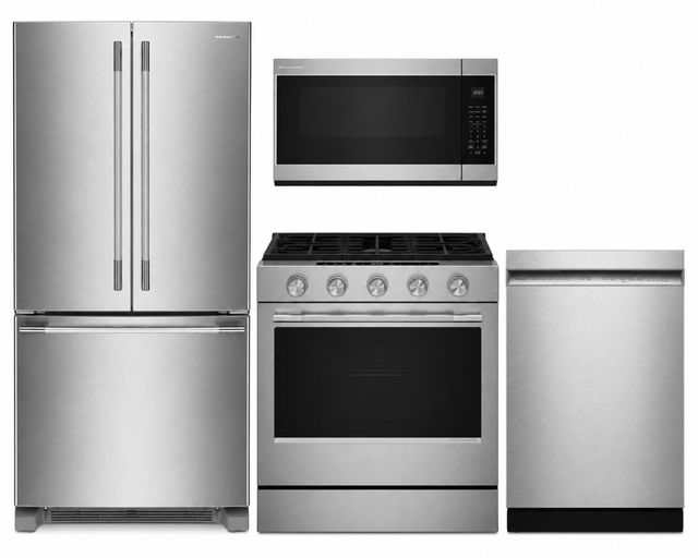 KitchenAid® 4-Piece Stainless Steel Kitchen Package-0