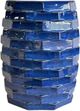 TOV Furniture Trax Blue Indoor/Outdoor Side Table-1