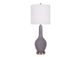 Nationwide Furniture Distributors Two 33" Grey Glass Lamps-1