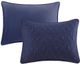 Olliix by Madison Park 3 Piece Navy King Quebec Fitted Bedspread Set-1