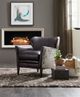Hooker® Furniture CC Kato Legendary Graphite/Salt Pepper Club Chair-4