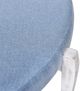Stylecraft Dann Foley Lifestyle Light Blue Round Ottoman-2