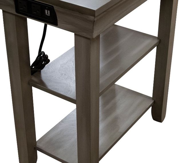 American Wholesale Furniture Jasper Grey Chairside Table-2