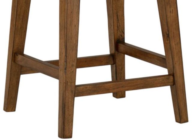 Legacy Classic Lake House Pinecone Counter Height Backless Stool-2
