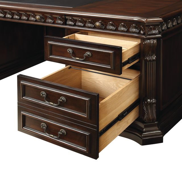Coaster® Tucker Rich Brown Executive Desk-1