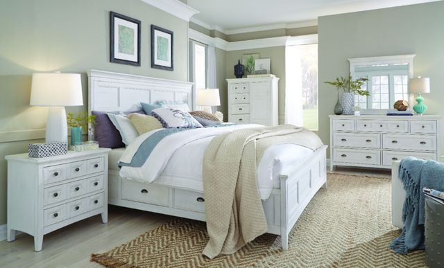 Magnussen Home® Heron Cove Chalk White 3-Drawer Nightstand-1