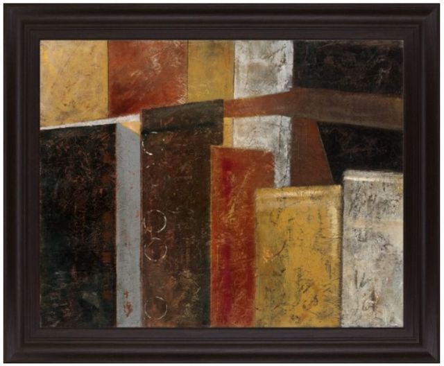 Classy Living Burnished Geometry Wall Art-0