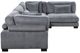 Homelegance® Traverse 4-Piece Gray 135" Modular Sectional-2