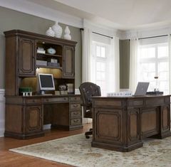 Liberty Furniture Amelia 5-Piece Antique Toffee Junior Executive Set
