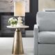 Uttermost® Midsummer Antique Brass Accent Table-1