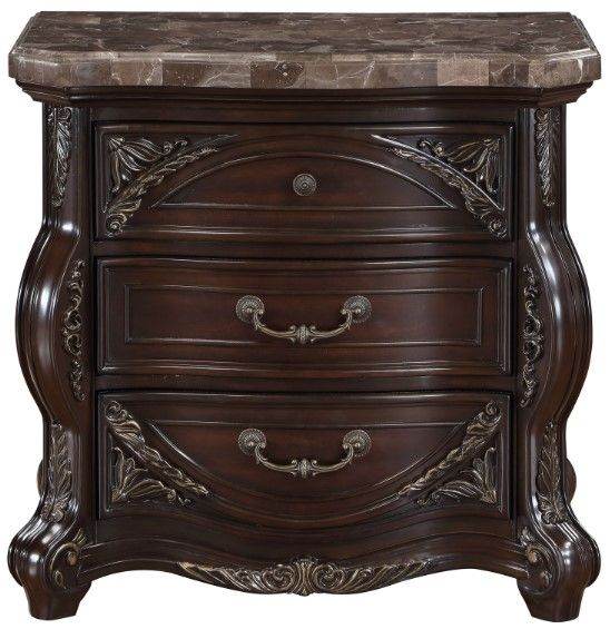 New Classic® Home Furnishings Palazzo Marina Walnut Nightstand-1
