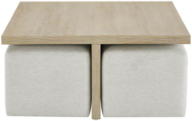 Universal Explore Home™ Oasis Dockside Cocktail Table with 4 Ottoman-2