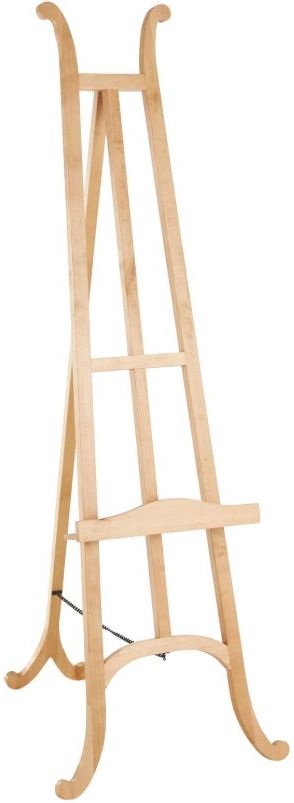 Deco Marche Light Brown 67" Tall Display Easel with Chain Support-0