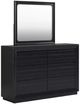 Millennium® by Ashley Londer Black Dresser and Mirror-0