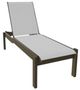 Telescope Casual Leeward Abalone/Beachwood Fabric/Polymer Outdoor MGP Sling Lay-Flat Stacking Armless Long Frame Chaise with Wheels-0