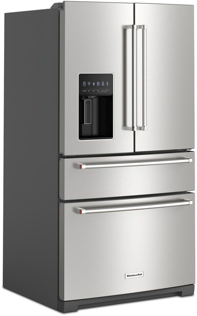 KitchenAid® 36 in. 26.2 Cu. Ft. PrintShield™ Stainless Steel French Door Refrigerator -2