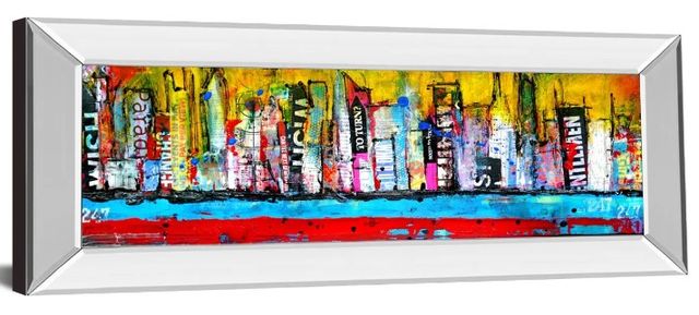 Classy Art Skyline by Erin Ashley Mirror Framed Wall Art-1