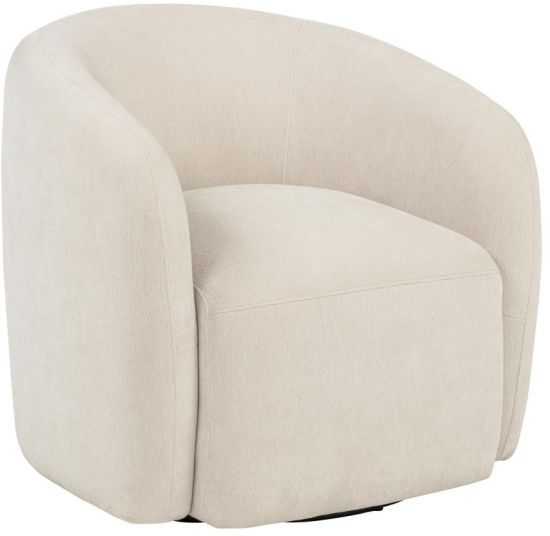 Coaster® Gerley Camel Upholstered Swivel Accent Chair-0