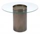 Zuo® Emi Glass Top Coffee Table with Antique Gold Base-3