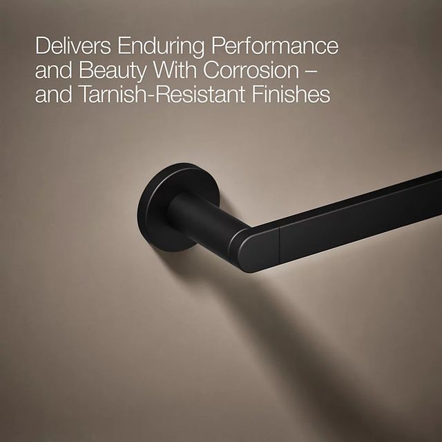 KOHLER® Composed® Matte Black 30" Towel Bar-2