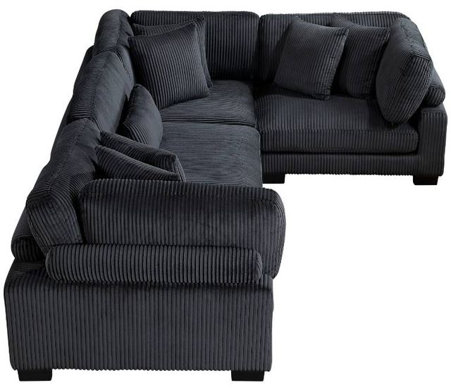 Homelegance® Traverse 4-Piece Black Modular Sectional-3