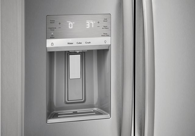 Frigidaire Gallery® 36 in. 25.6 Cu. Ft. Smudge-Proof® Stainless Steel Side-by-Side Refrigerator-7