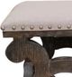 Vintage Furniture Harp 24" Padded Stool-1