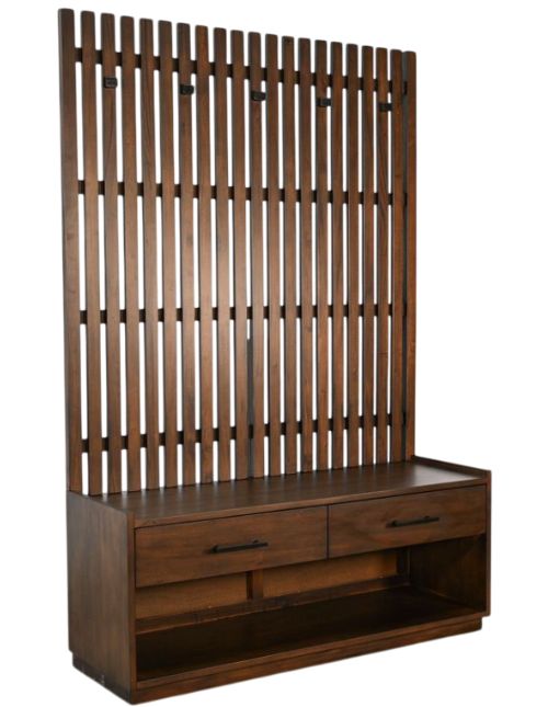 Sunny Designs™ Eliza Coffee Bean Hall Tree with Bench-3