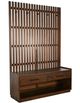 Sunny Designs™ Eliza Coffee Bean Hall Tree with Bench-3