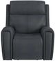 Flexsteel® Warren True Navy Leather Power Recliner with Power Headrest and Lumbar-2