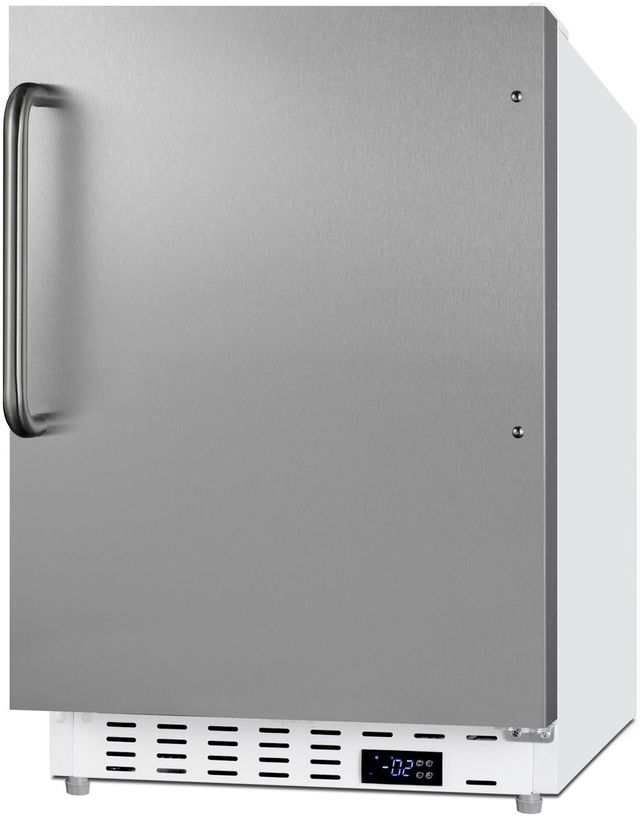 Summit® 2.7 Cu. Ft. Stainless Steel Built In Undercounter Freezer-3