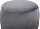TOV Furniture Willow Grey Velvet Ottoman-2