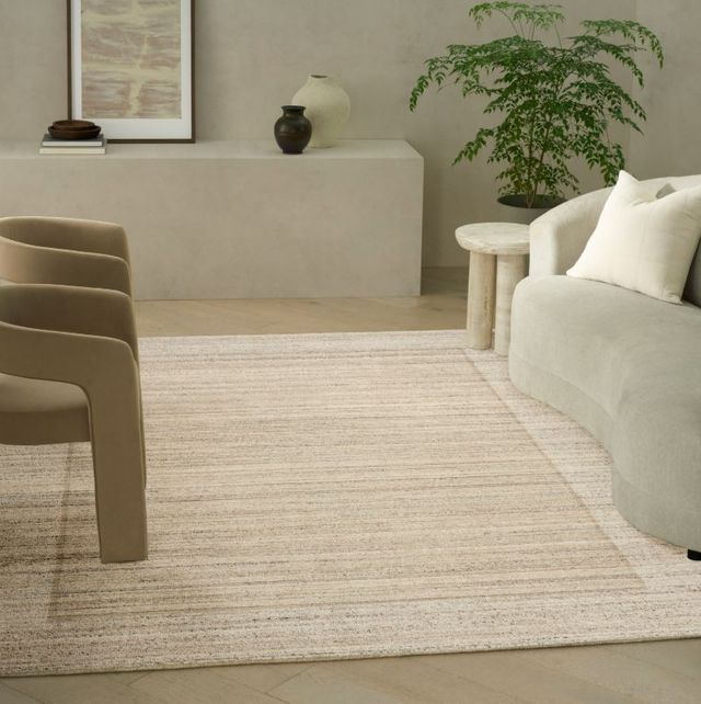 Nourison Home™ CK082 Ridge Beige/Ivory 5'x7' Area Rug-1