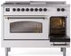 Ilve® Nostalgie II Series 48" White Pro Style Dual Fuel Range-3