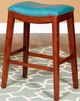 Elements International Fiesta Blue Bar Stool-1
