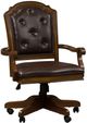 Liberty Furniture Amelia Antique Toffee Jr. Executive Office Chair-0